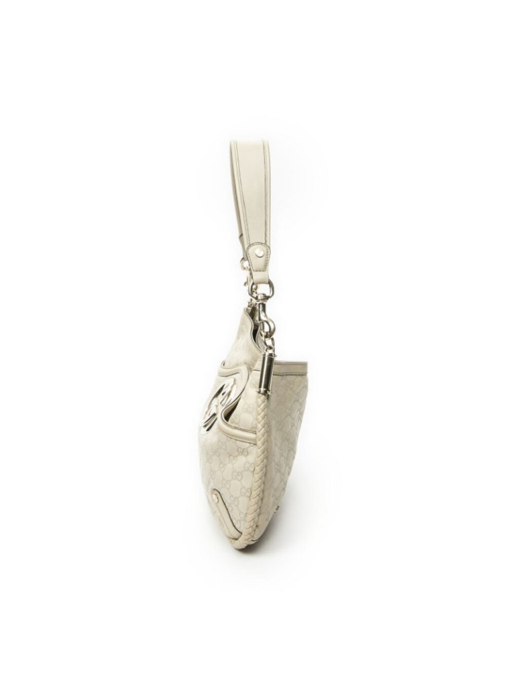 Gucci Brit Hobo Ivory Guccissima - Picture 3 of 10